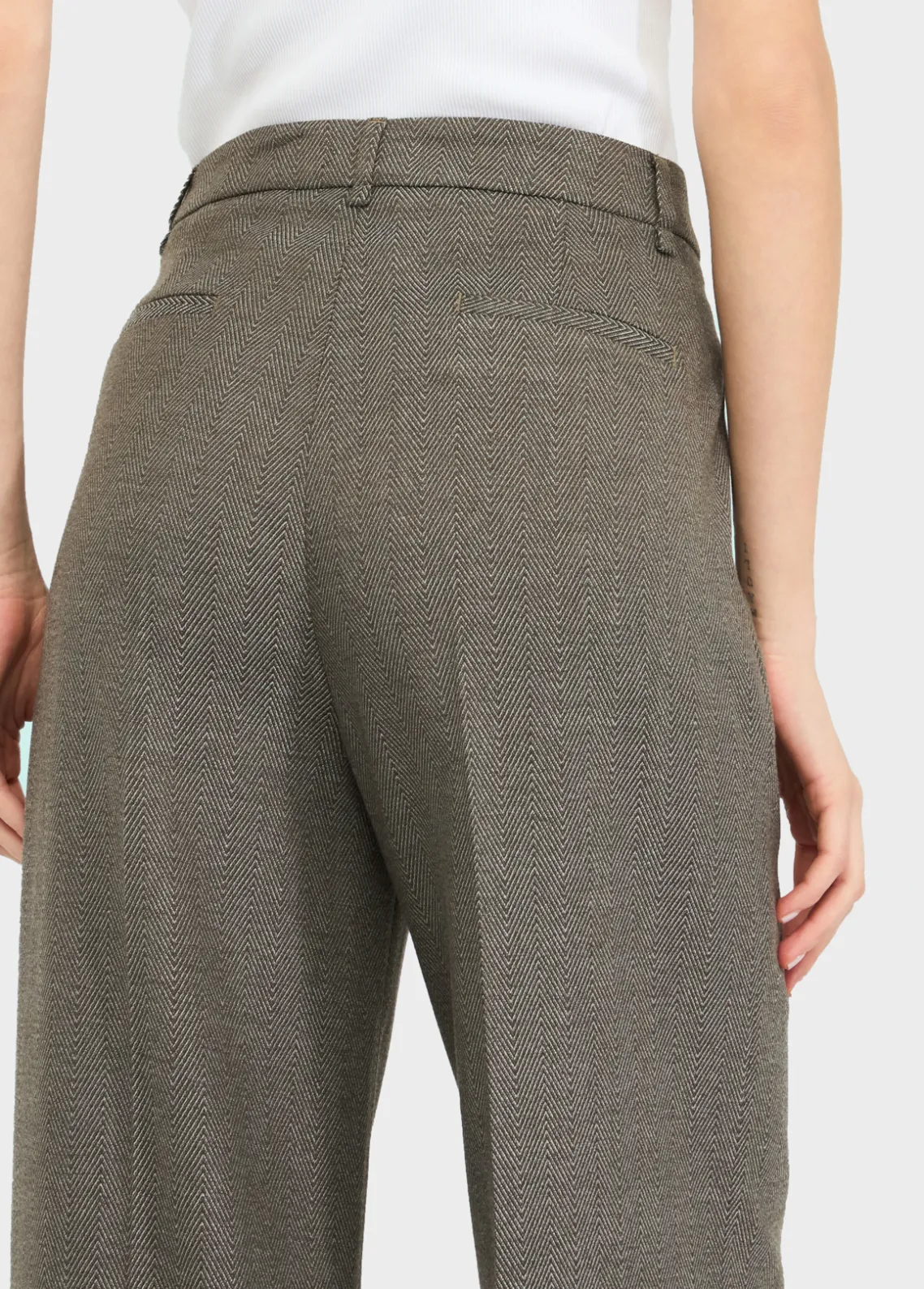 Liu Jo Pantalón recto con pinza-Mujer Pantalones