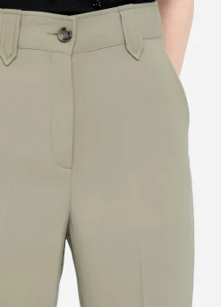 Liu Jo Pantalón recto de gabardina-Mujer Pantalones