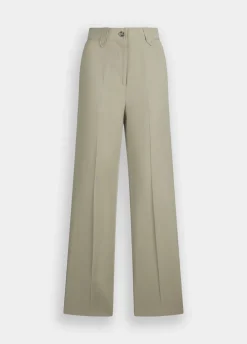 Liu Jo Pantalón recto de gabardina-Mujer Pantalones