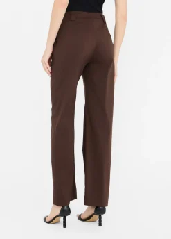 Liu Jo Pantalón recto de popelina-Mujer Pantalones