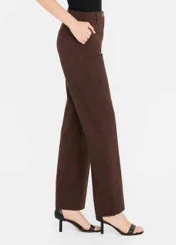Liu Jo Pantalón recto de popelina-Mujer Pantalones