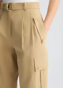 Liu Jo Pantalón tobillero cargo-Mujer Pantalones