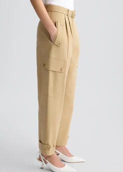 Liu Jo Pantalón tobillero cargo-Mujer Pantalones