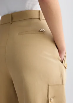 Liu Jo Pantalón tobillero cargo-Mujer Pantalones