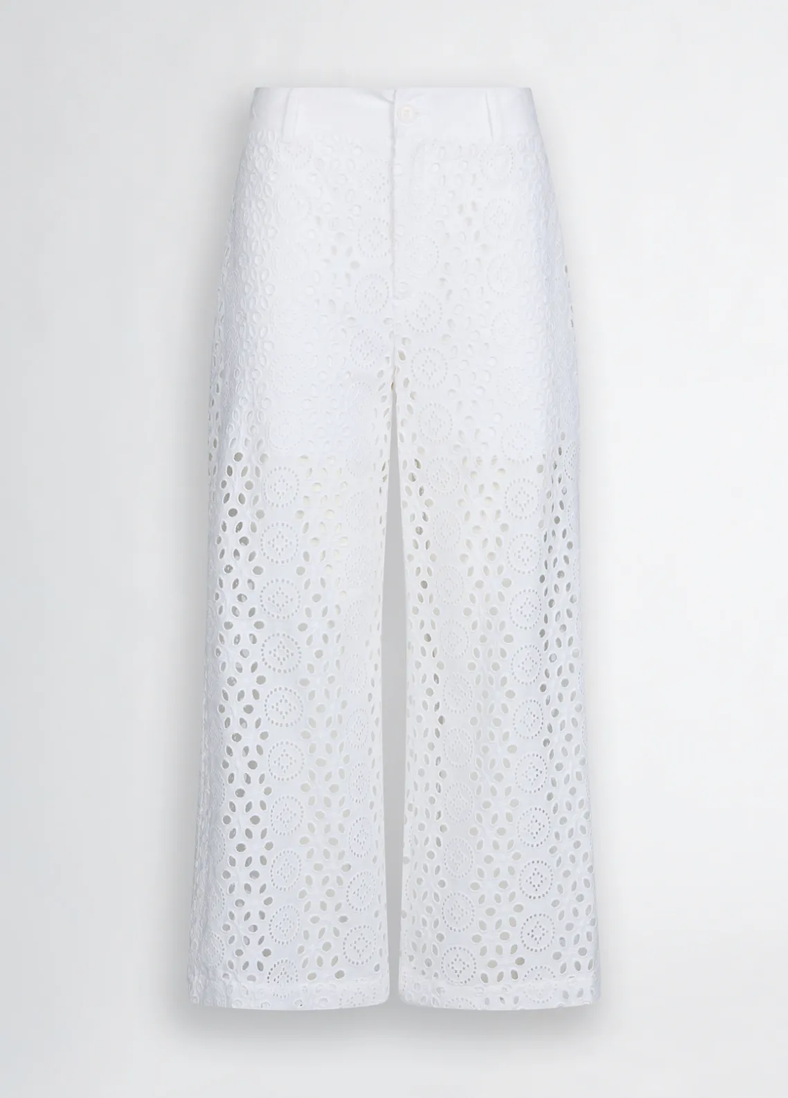 Liu Jo Pantalón tobillero con bordados-Mujer Pantalones