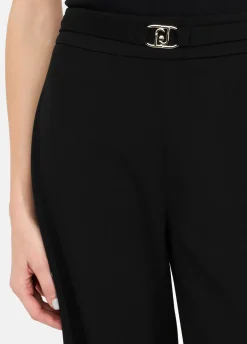 Liu Jo Pantalón tobillero con cinturón-Mujer Pantalones