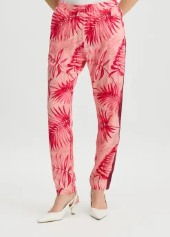 Liu Jo Pantalón tobillero con estampado-Mujer Moda Baño|Pantalones