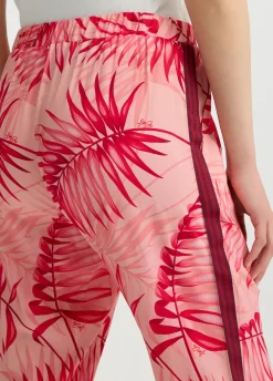 Liu Jo Pantalón tobillero con estampado-Mujer Moda Baño|Pantalones