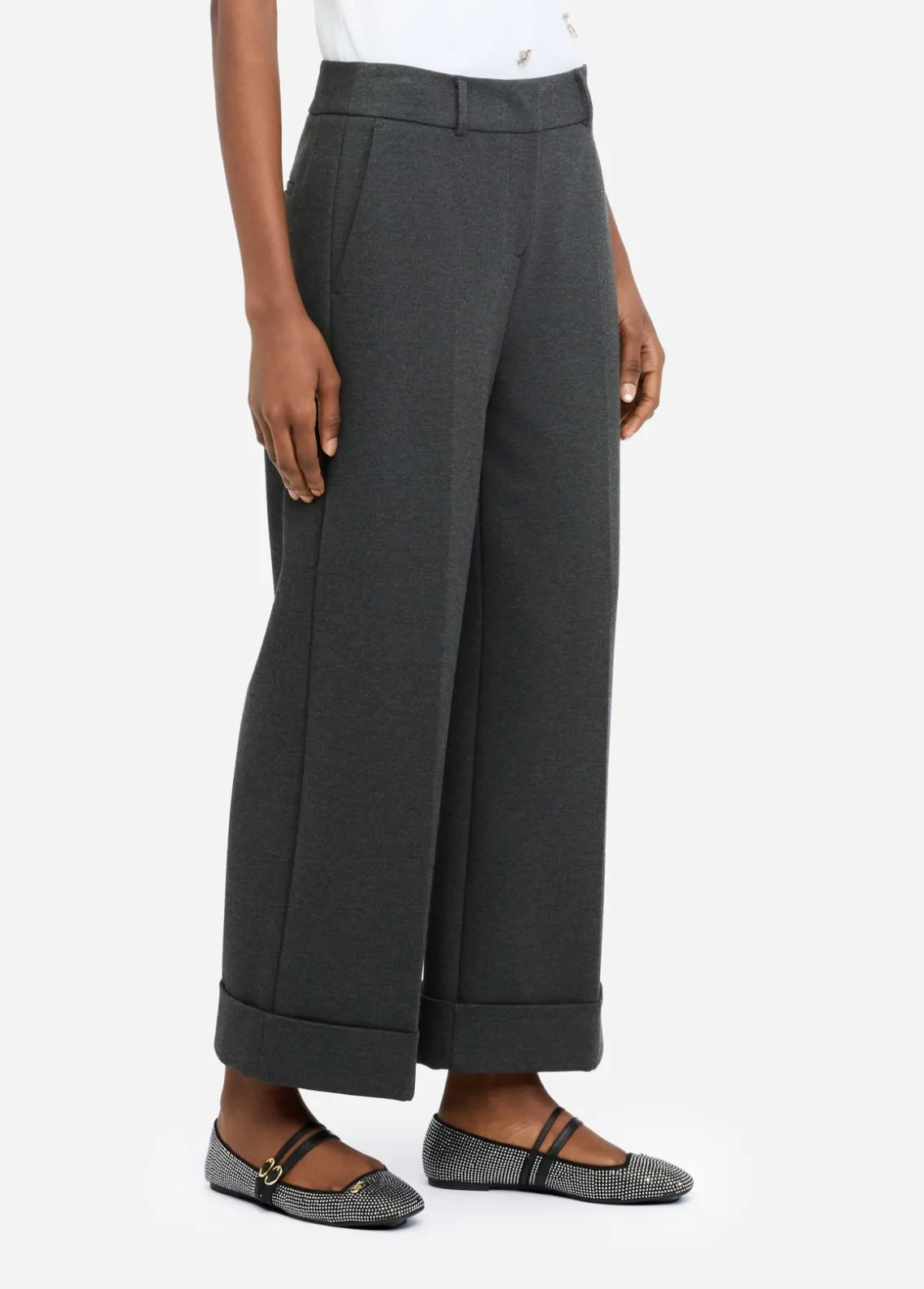 Liu Jo Pantalón tobillero con pinza-Mujer Pantalones
