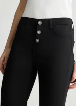 Liu Jo Pantalón tobillero de talle alto-Mujer Pantalones