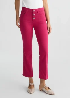 Liu Jo Pantalón tobillero de talle alto-Mujer Pantalones