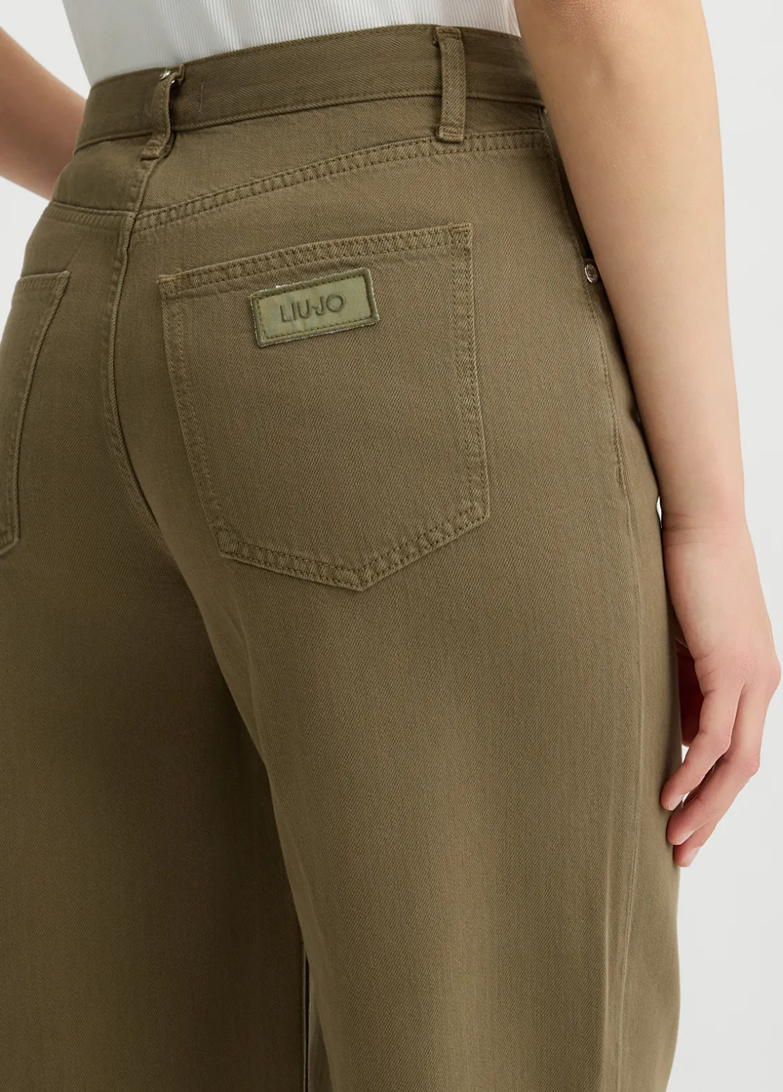 Liu Jo Pantalones anchos-Mujer Pantalones