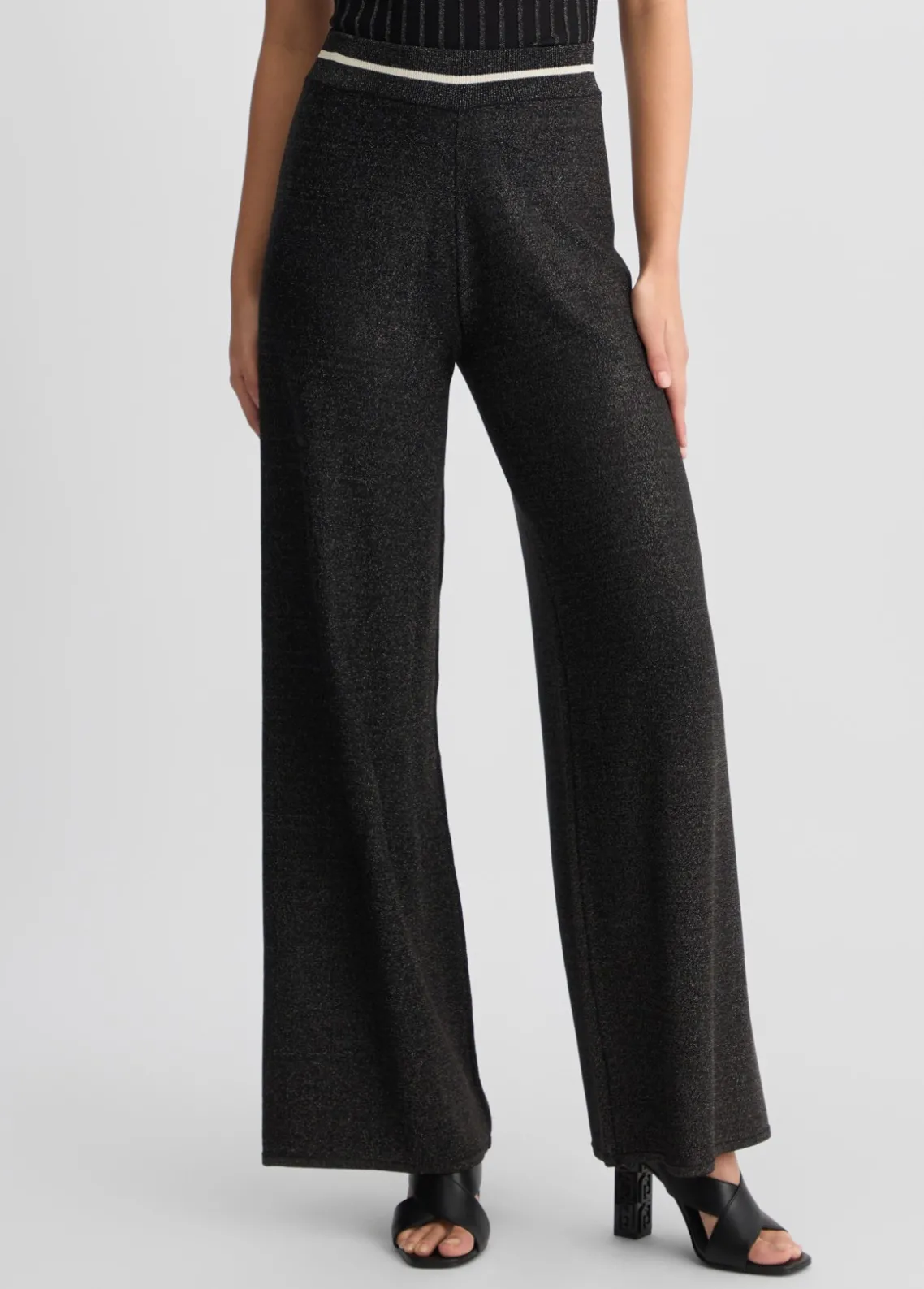 Liu Jo Pantalones anchos de Lurex®-Mujer Ropa Deportiva|Pantalones