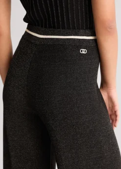 Liu Jo Pantalones anchos de Lurex®-Mujer Ropa Deportiva|Pantalones