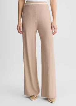 Liu Jo Pantalones anchos de Lurex®-Mujer Ropa Deportiva|Pantalones