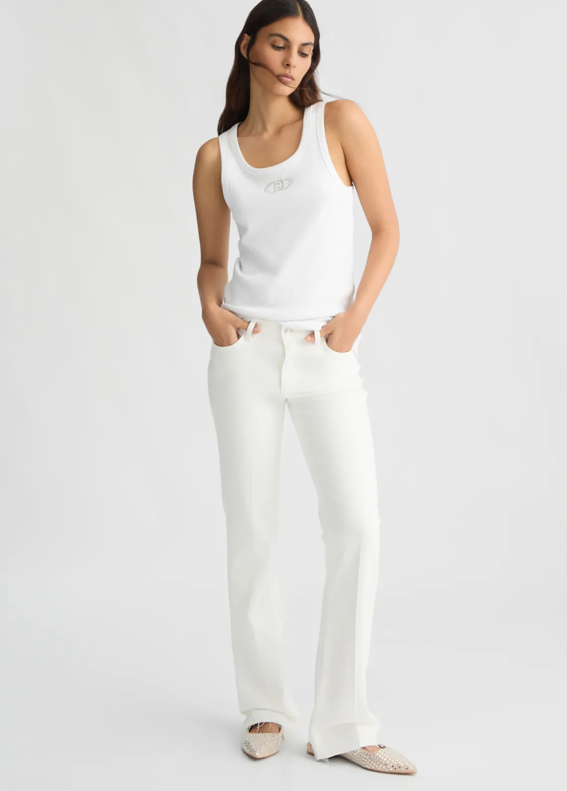 Liu Jo Pantalones bootcut-Mujer Pantalones