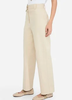 Liu Jo Pantalones chinos de algodón-Mujer Pantalones