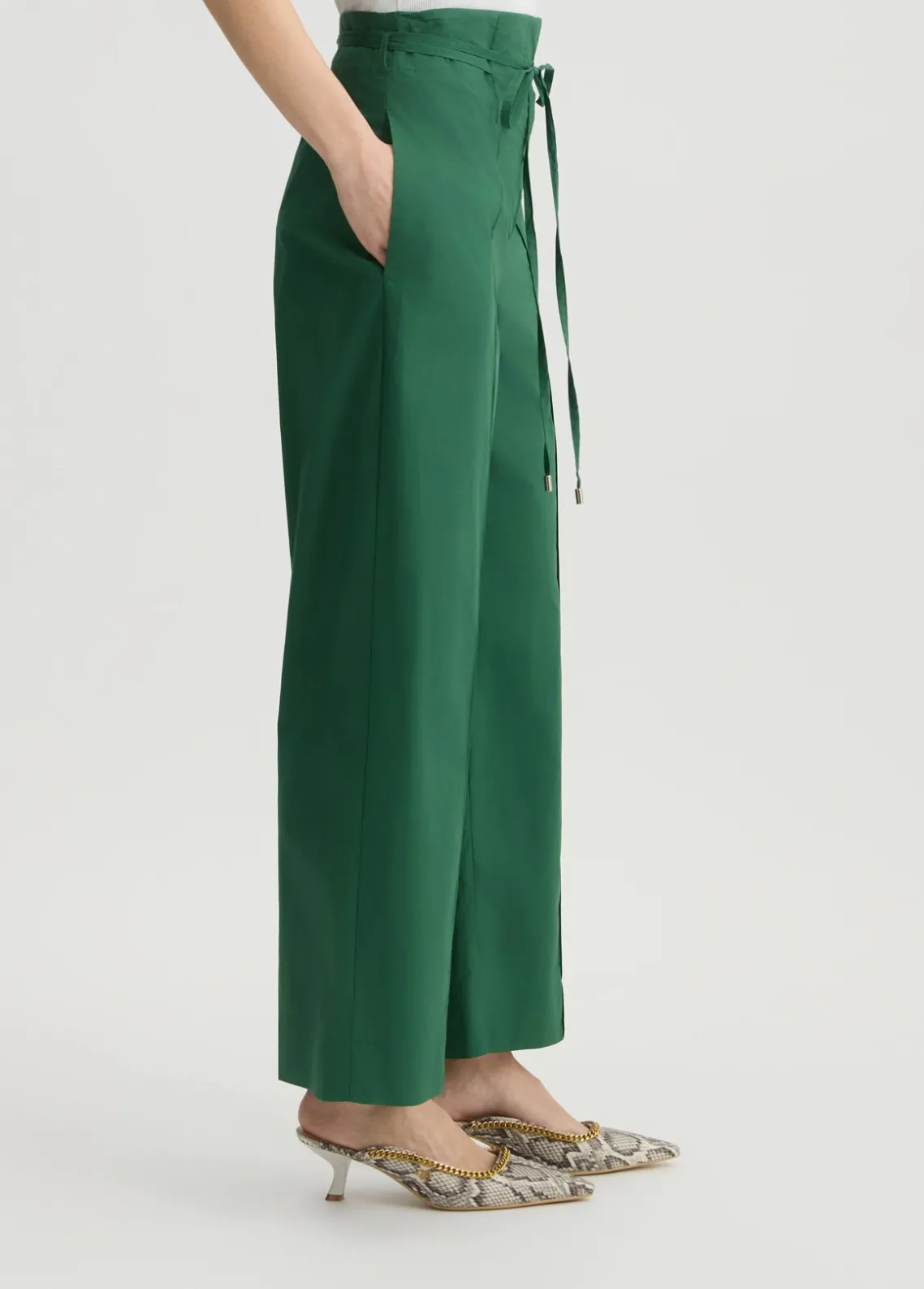 Liu Jo Pantalones con cinturón-Mujer Pantalones