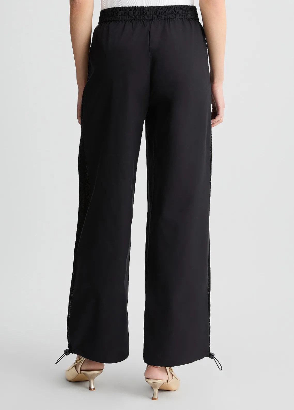 Liu Jo Pantalones con inserto de malla-Mujer Ropa Deportiva|Pantalones