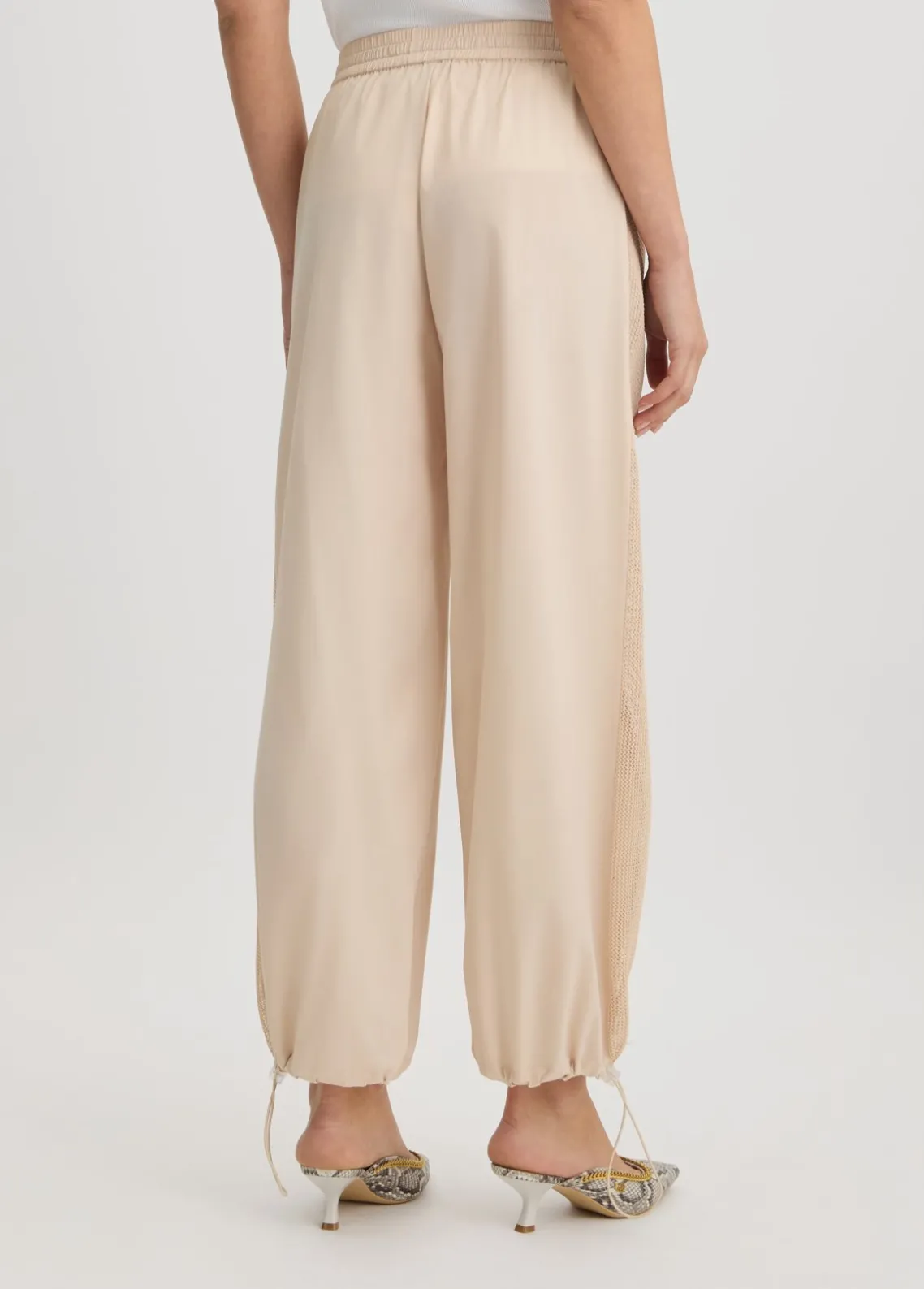 Liu Jo Pantalones con inserto de malla-Mujer Ropa Deportiva|Pantalones