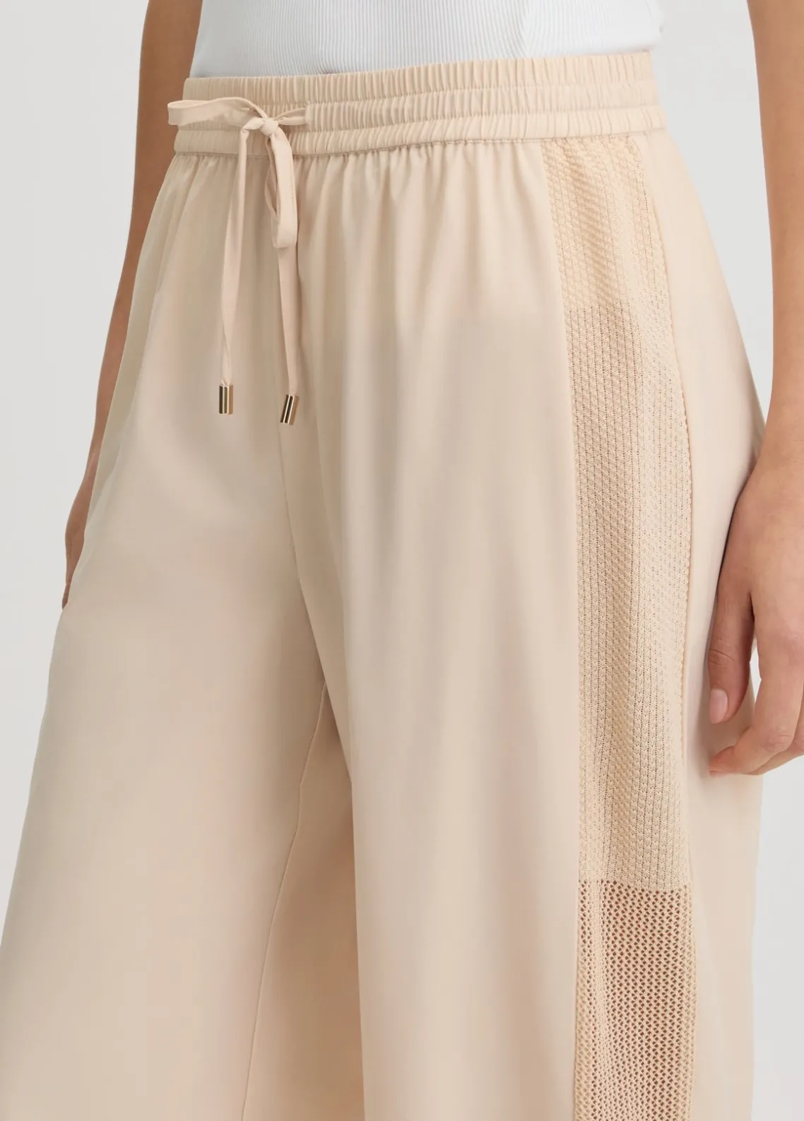 Liu Jo Pantalones con inserto de malla-Mujer Ropa Deportiva|Pantalones