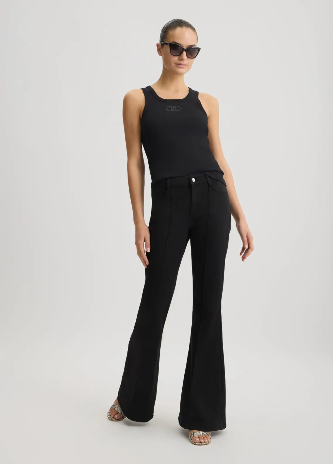 Liu Jo Pantalones de campana-Mujer Pantalones