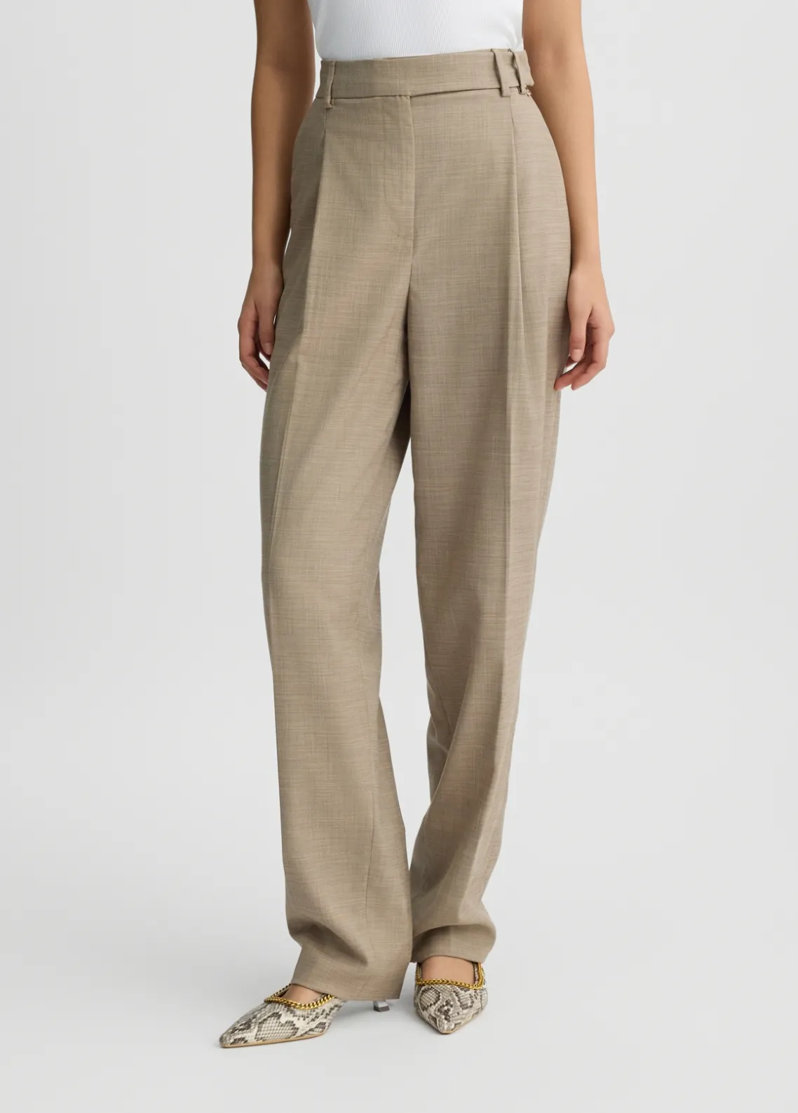 Liu Jo Pantalones de cintura alta-Mujer Pantalones|Tailleur