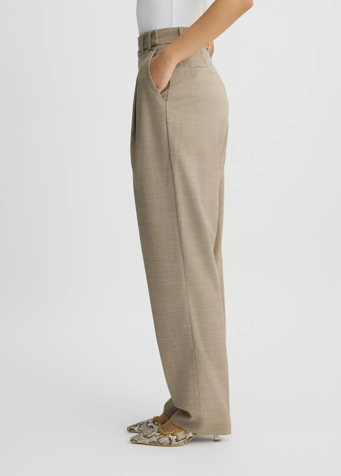 Liu Jo Pantalones de cintura alta-Mujer Pantalones|Tailleur