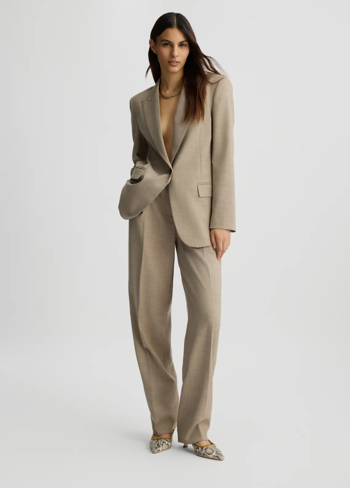Liu Jo Pantalones de cintura alta-Mujer Pantalones|Tailleur