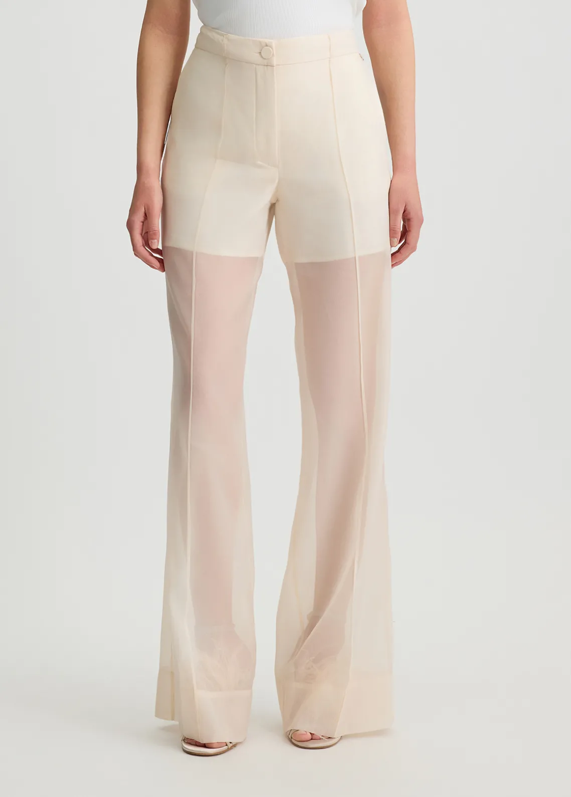 Liu Jo Pantalones de organza-Mujer Pantalones|Ceremonia