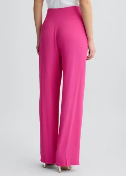 Liu Jo Pantalones de talle alto con ranas-Mujer Pantalones|Ceremonia