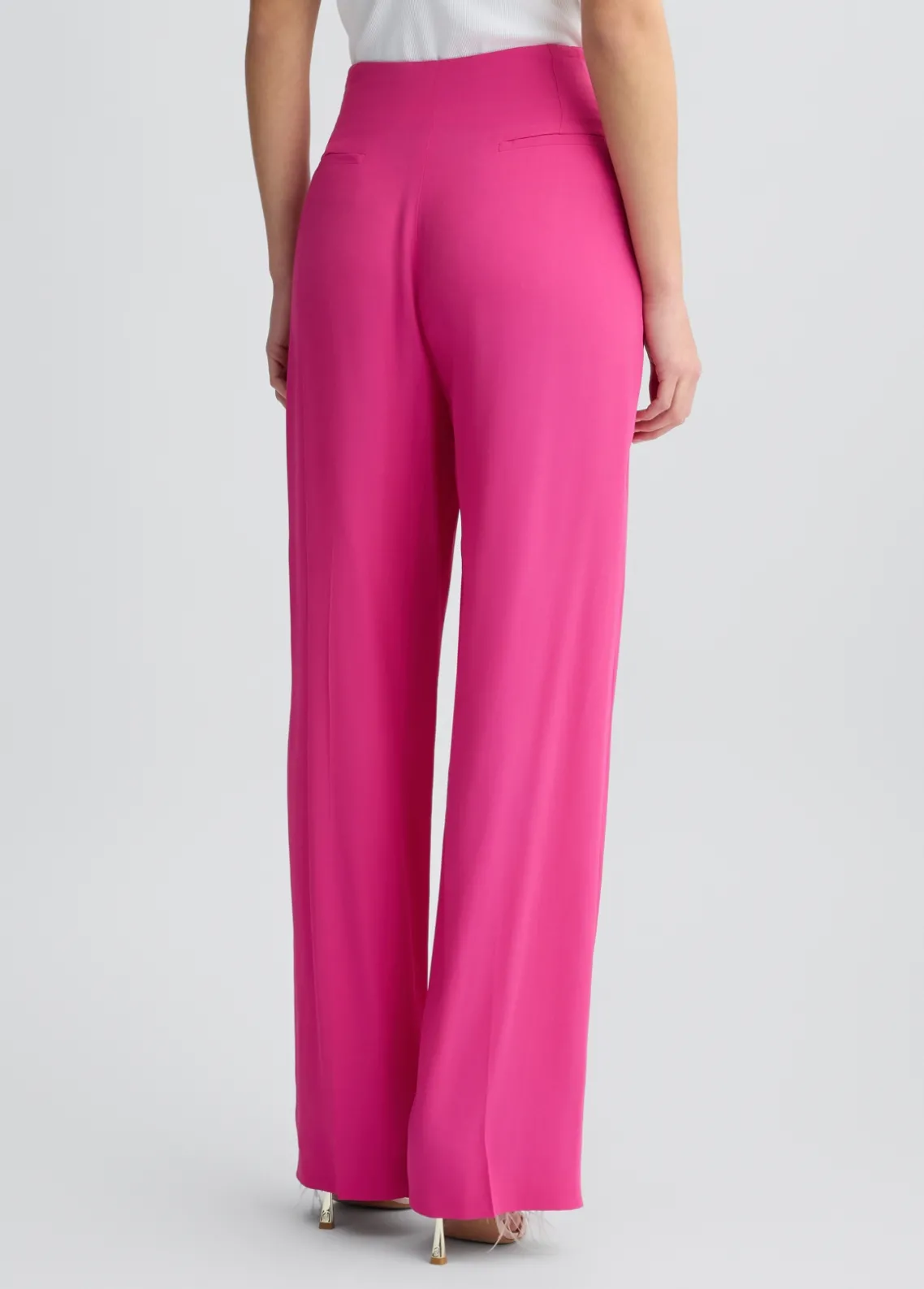 Liu Jo Pantalones de talle alto con ranas-Mujer Pantalones|Ceremonia