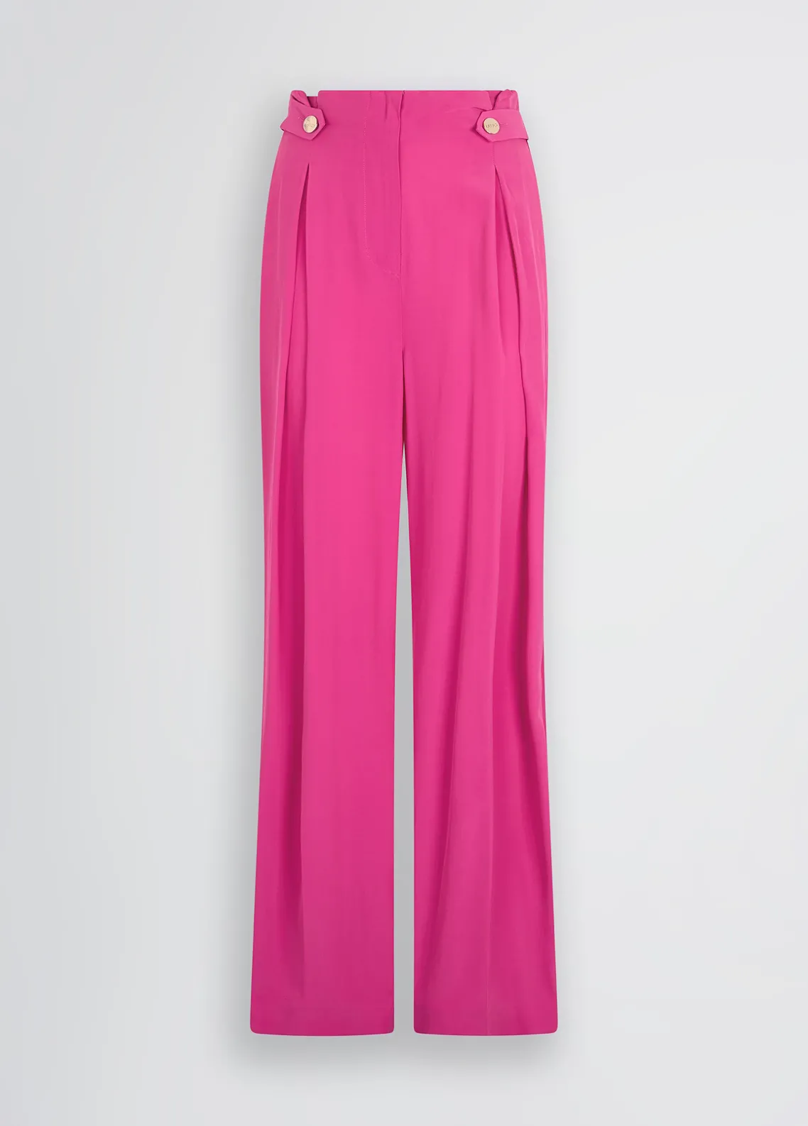 Liu Jo Pantalones de talle alto con ranas-Mujer Pantalones|Ceremonia