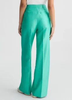 Liu Jo Pantalones largos en shantung-Mujer Pantalones|Tailleur
