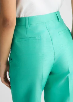 Liu Jo Pantalones largos en shantung-Mujer Pantalones|Tailleur