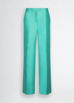 Liu Jo Pantalones largos en shantung-Mujer Pantalones|Tailleur