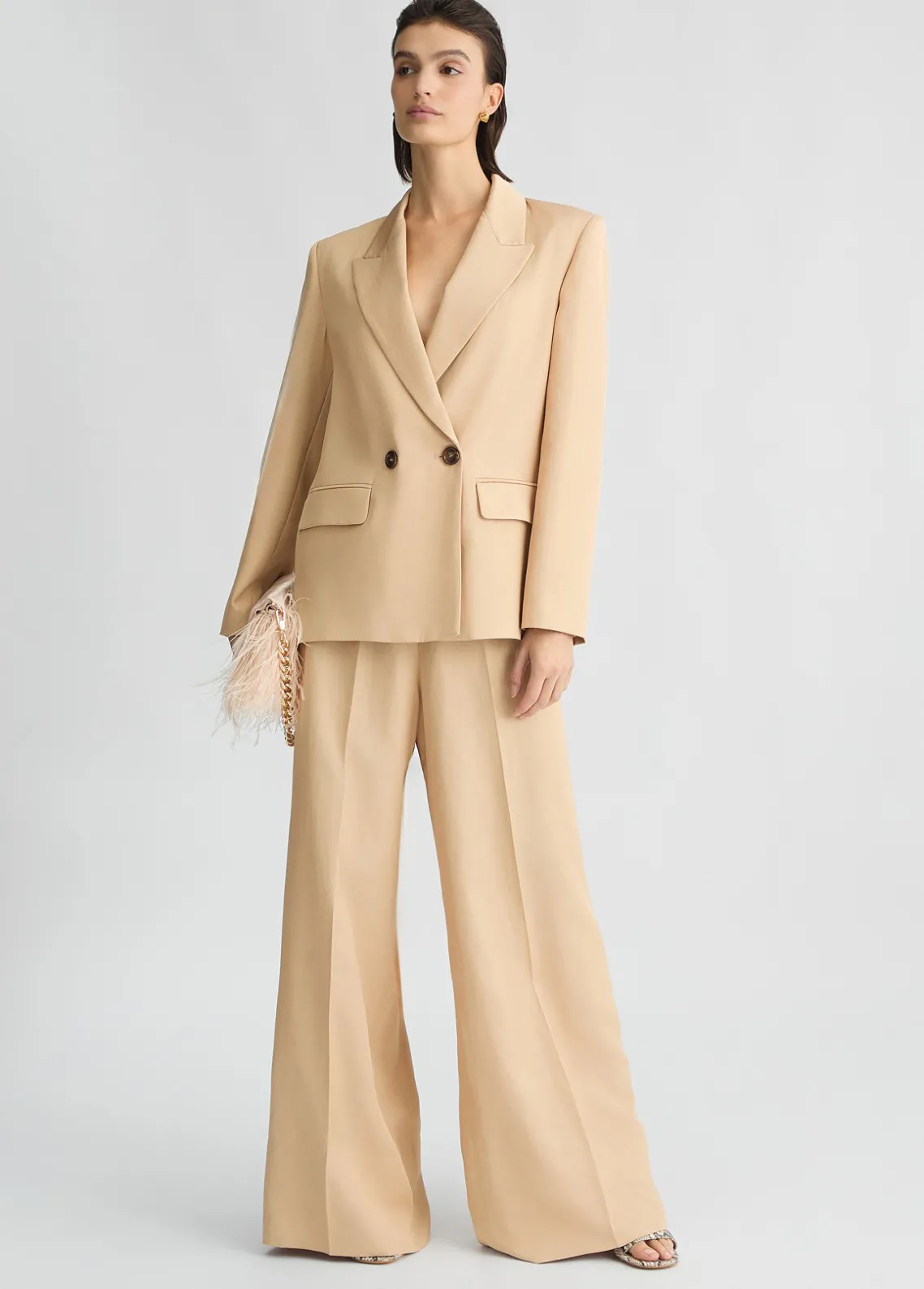 Liu Jo Pantalones pernera ancha-Mujer Pantalones|Tailleur