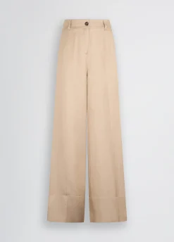 Liu Jo Pantalones pernera ancha-Mujer Pantalones|Tailleur