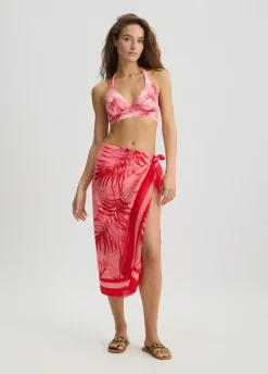 Liu Jo Pareo con estampado de palmeras-Mujer Moda Baño