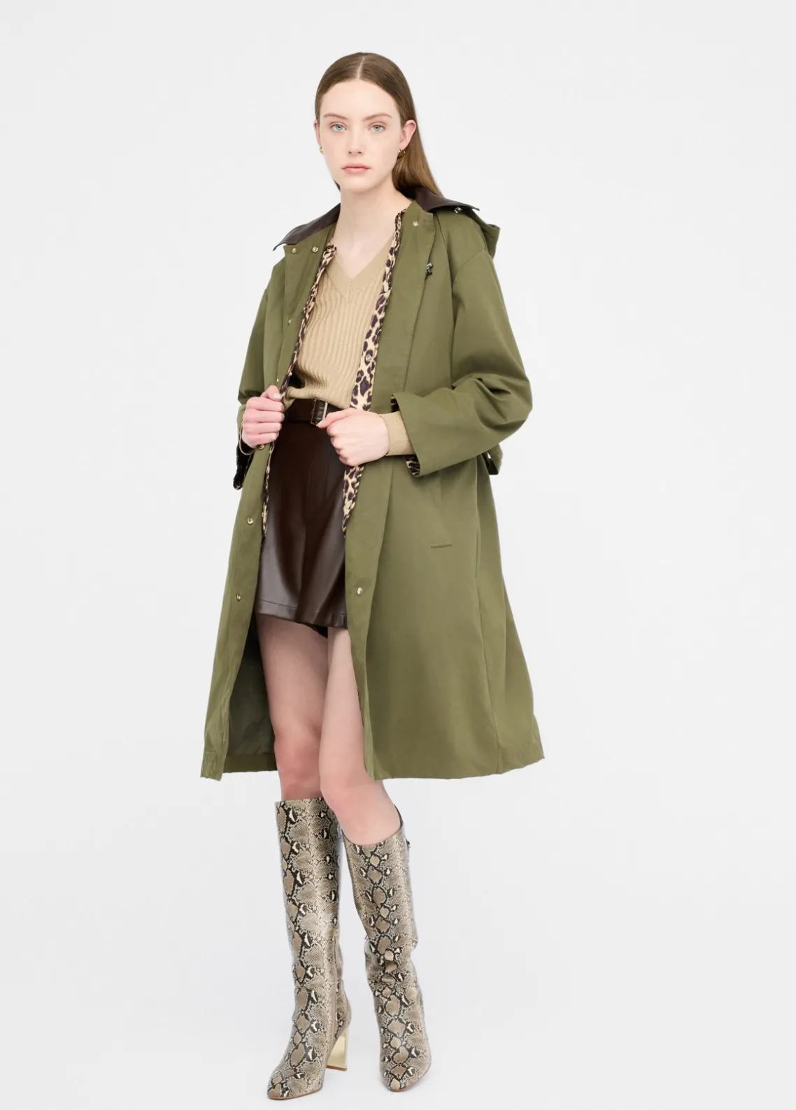 Liu Jo Parka con capucha-Mujer Abrigos Y Chalecos