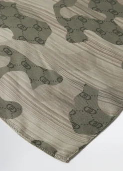Liu Jo Pashmina camuflaje-Hombre Bufandas Y Gorros