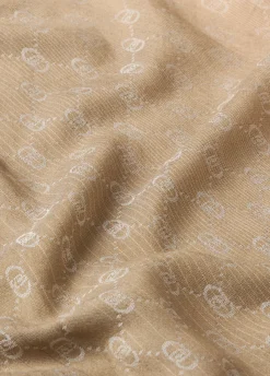 Liu Jo Pashmina de jacquard con monograma-Hombre Bufandas Y Gorros