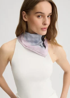 Liu Jo Pañuelo con esquina floral-Mujer Bufandas Y Pañuelos