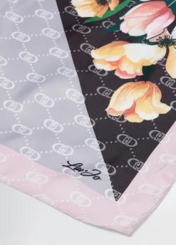 Liu Jo Pañuelo con esquina floral-Mujer Bufandas Y Pañuelos