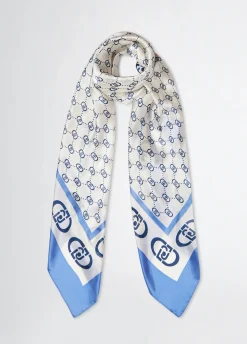 Liu Jo Pañuelo con logotipo-Mujer Bufandas Y Pañuelos
