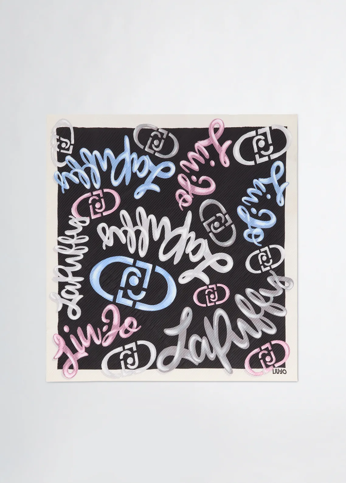 Liu Jo Pañuelo con logotipo-Mujer Bufandas Y Pañuelos