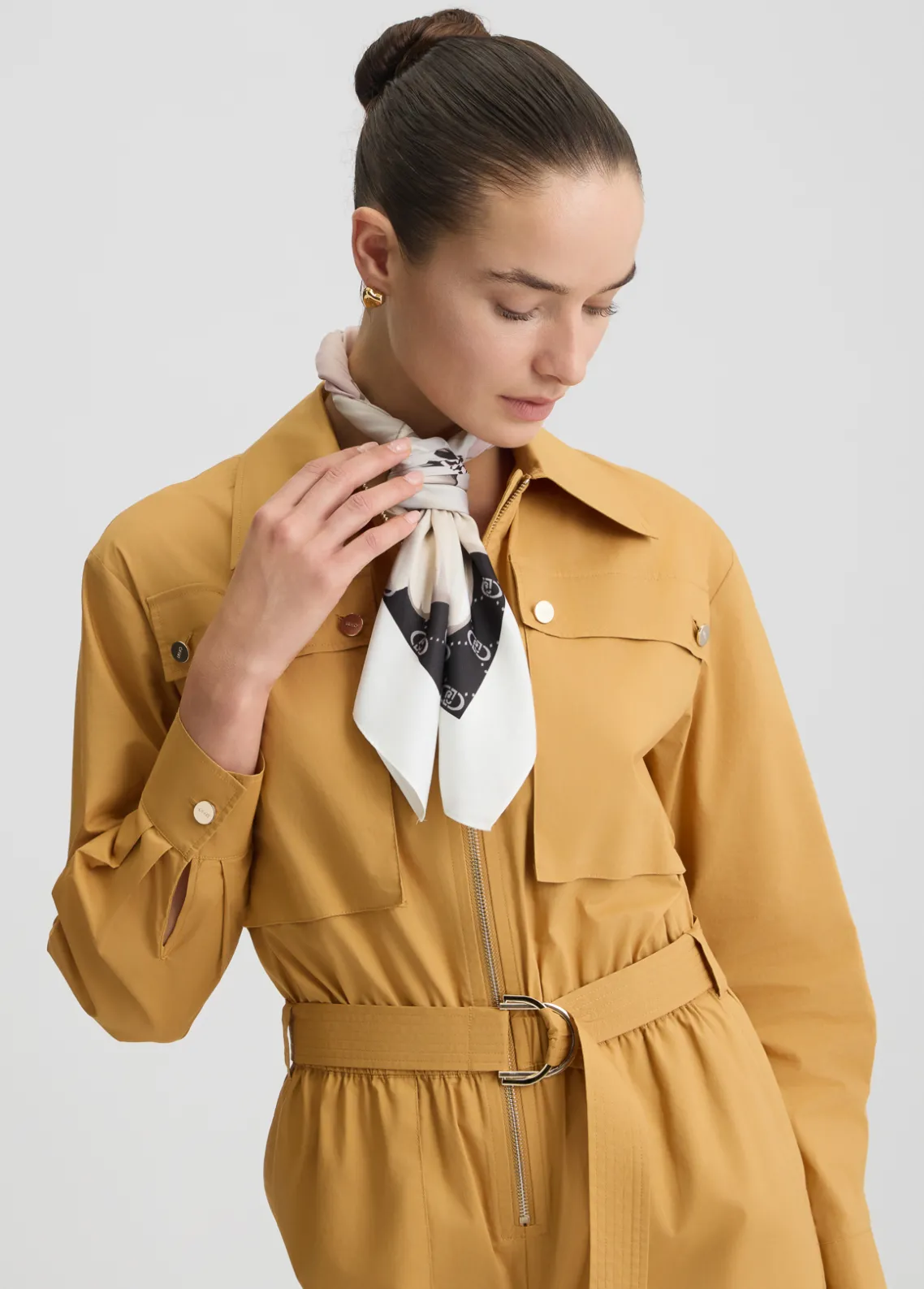 Liu Jo Pañuelo floral-Mujer Bufandas Y Pañuelos