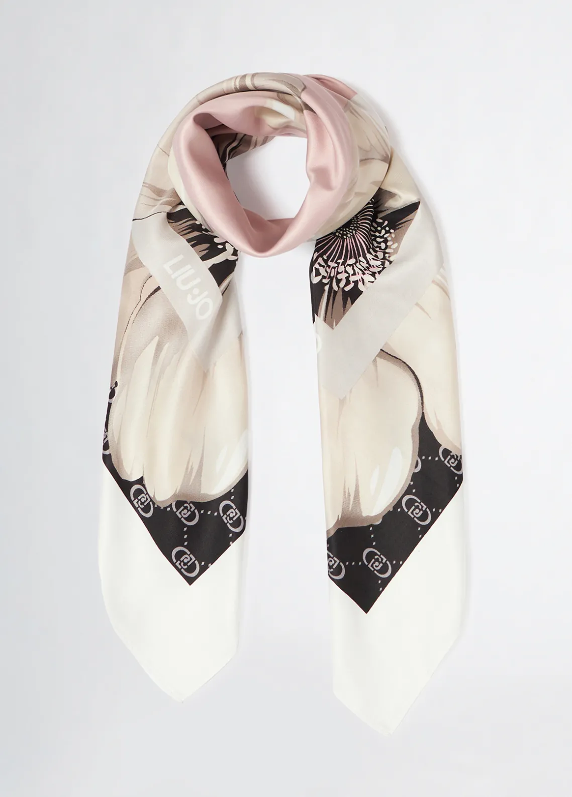 Liu Jo Pañuelo floral-Mujer Bufandas Y Pañuelos