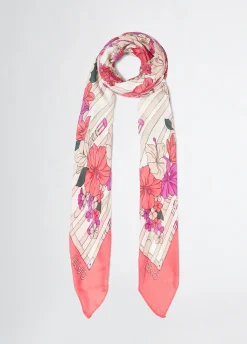 Liu Jo Pañuelo Floral-Mujer Bufandas Y Pañuelos