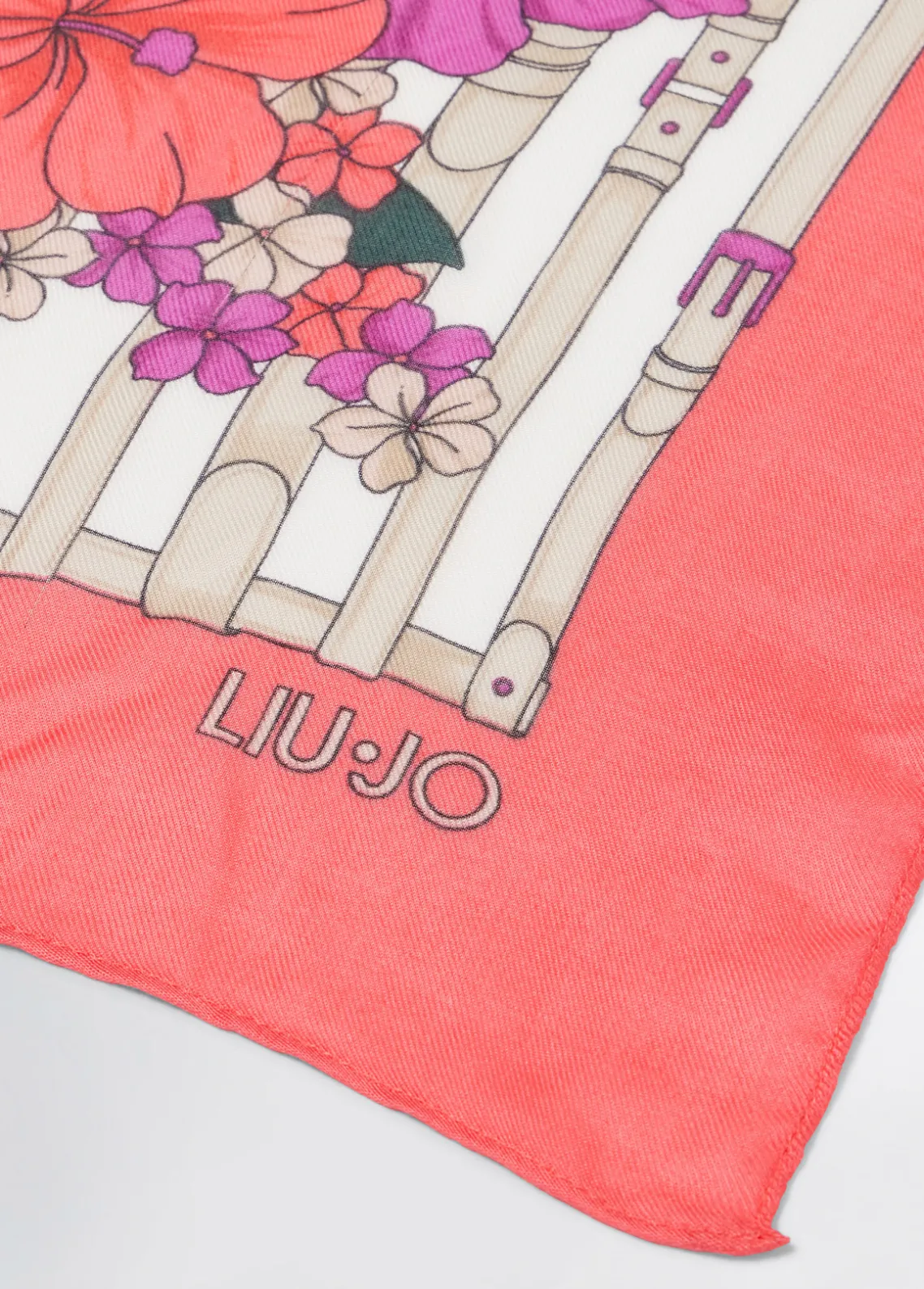 Liu Jo Pañuelo Floral-Mujer Bufandas Y Pañuelos